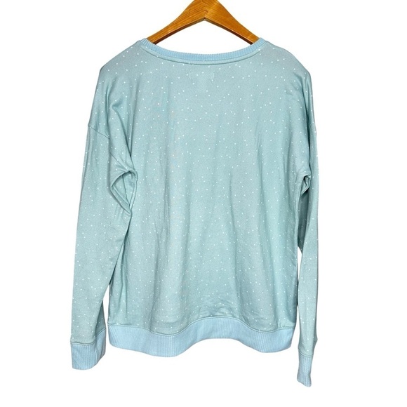 Lauren Conrad Intimates Womens Llama Print Long Sleeve Sleep Top Size Large - Picture 3 of 5